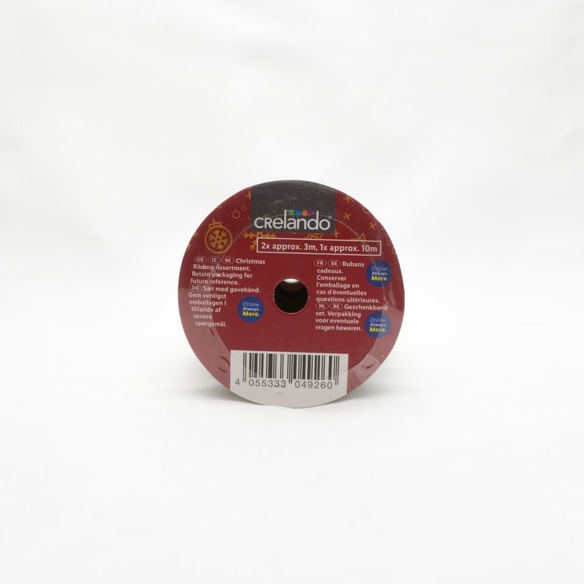 GENERICO - TRIO DE CINTAS DE TELA ALAMBRE-VERDE