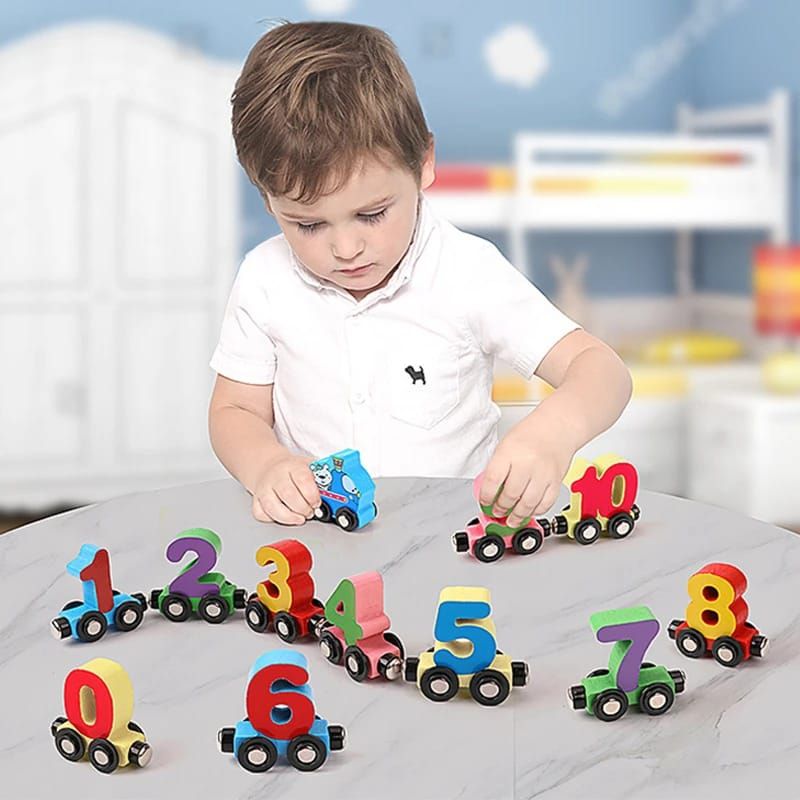 GENERICO - JUEGO TREN MAGNETICO DE NUMEROS DIDACTICO