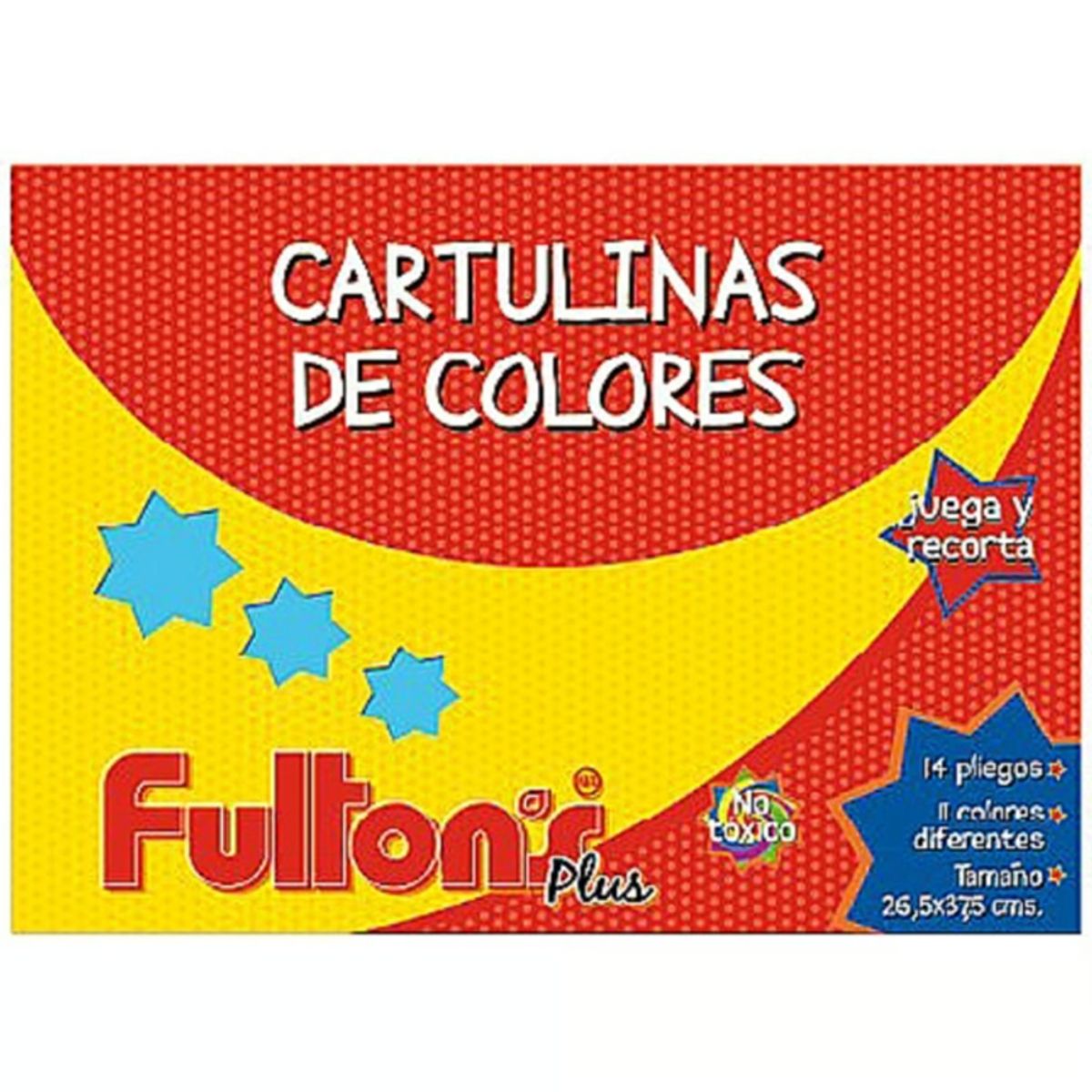 GENERICO - Cartulina De Colores Juega Y Recota Fultons Plus