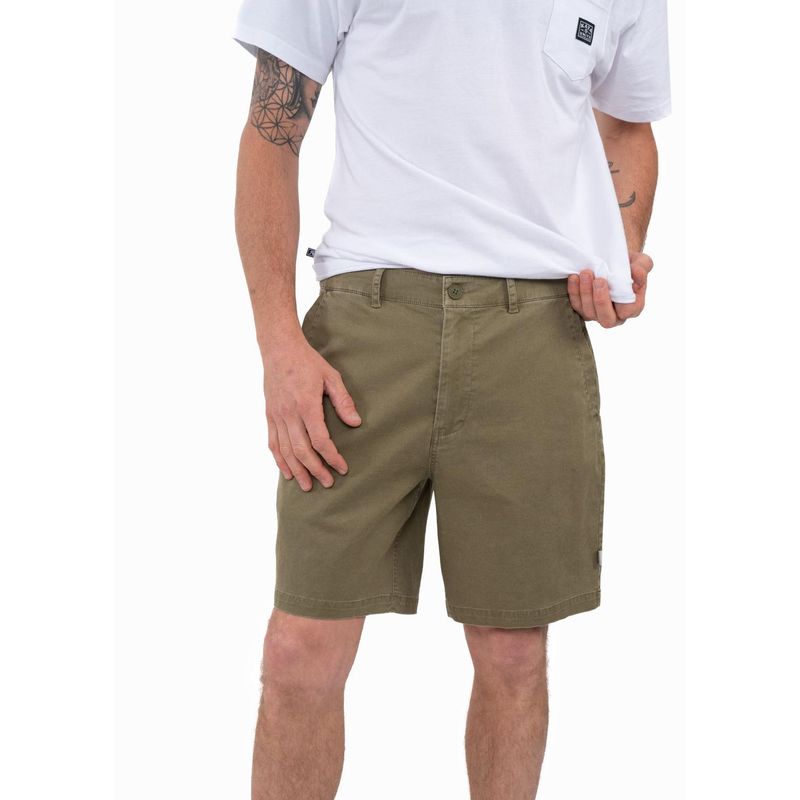 KAYA UNITE - Short Hombre Chino Oliva