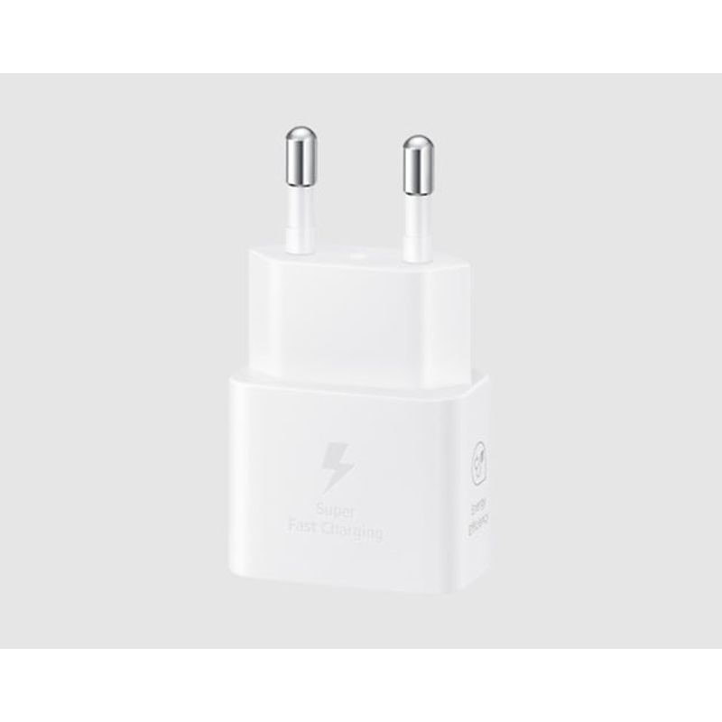 SAMSUNG - Adaptador de carga rápida USB-C 25W sin cable