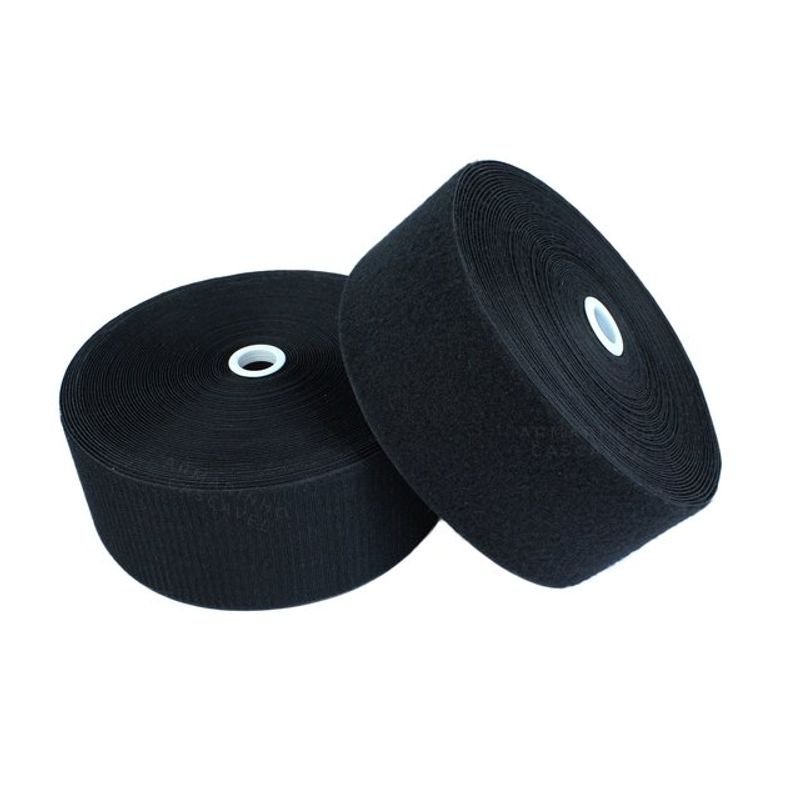 GENERICO - Velcro de 10cm (100mm) x 25 metros negro