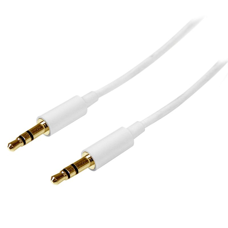 STARTECH - Cable Startech Delgado de Audio Estéreo Mini Jack de 35mm