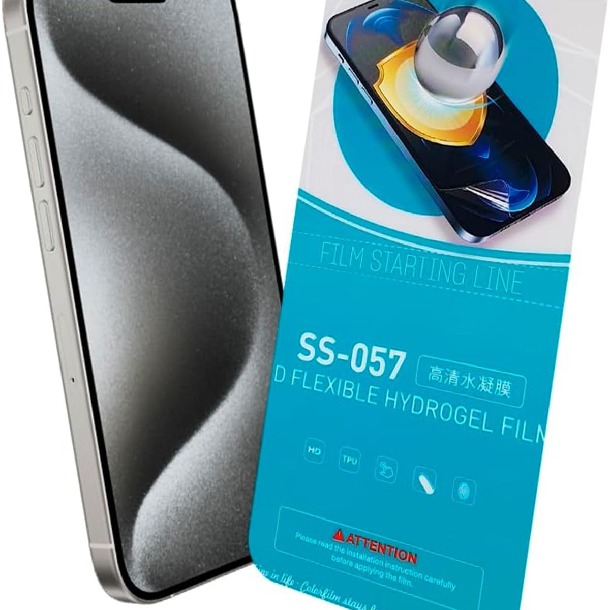 GENERICO - Lamina Mica Hidrogel Para iPhone 15 Pro Max
