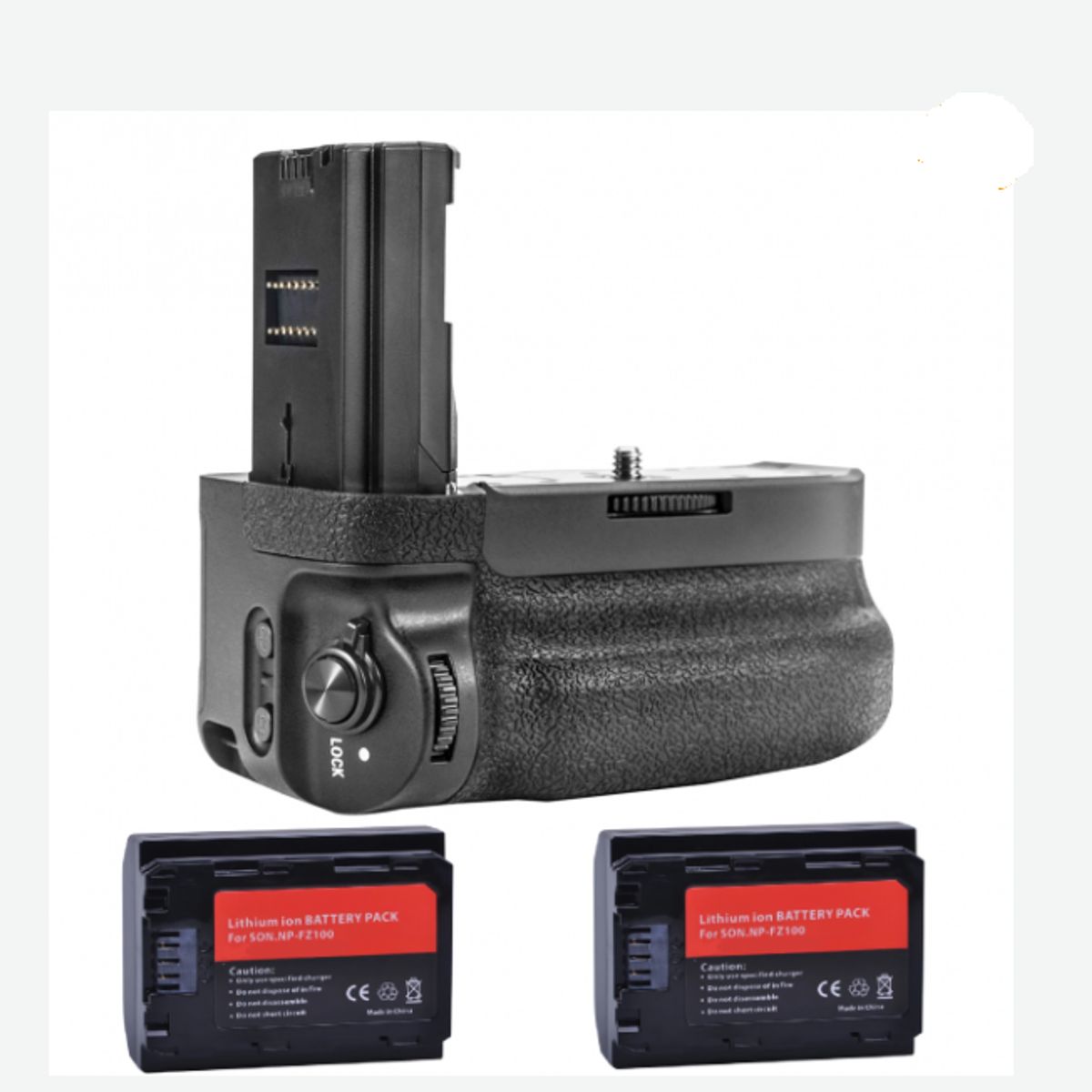GENERICO - BATTERY GRIP SONY A7III A9 A7RIII + 2 BATERÍAS ALTERNATIVO