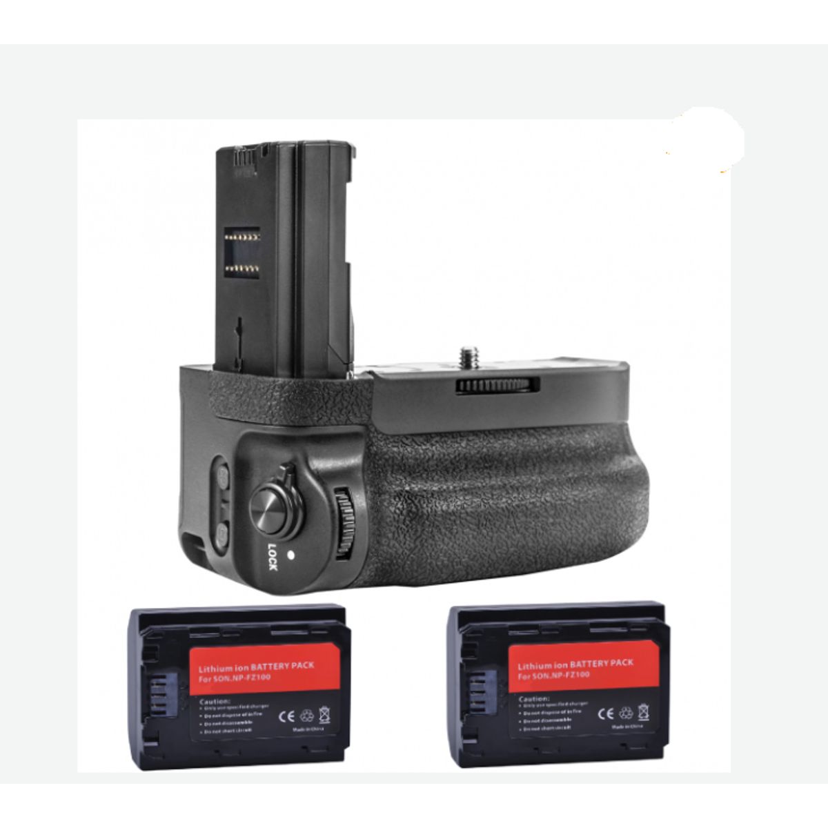 GENERICO - BATTERY GRIP SONY A7III A9 A7RIII + 2 BATERÍAS ALTERNATIVO