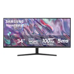 SAMSUNG - Monitor 34” S50GC ViewFinity S5 3440 x 1440 WQHD 100Hz Plano