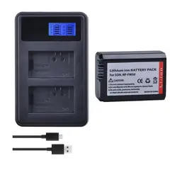 GENERICO - BATERÍA NP-FW50 + CARGADOR DOBLE BC-VW1 ALTERNATIVO SONY