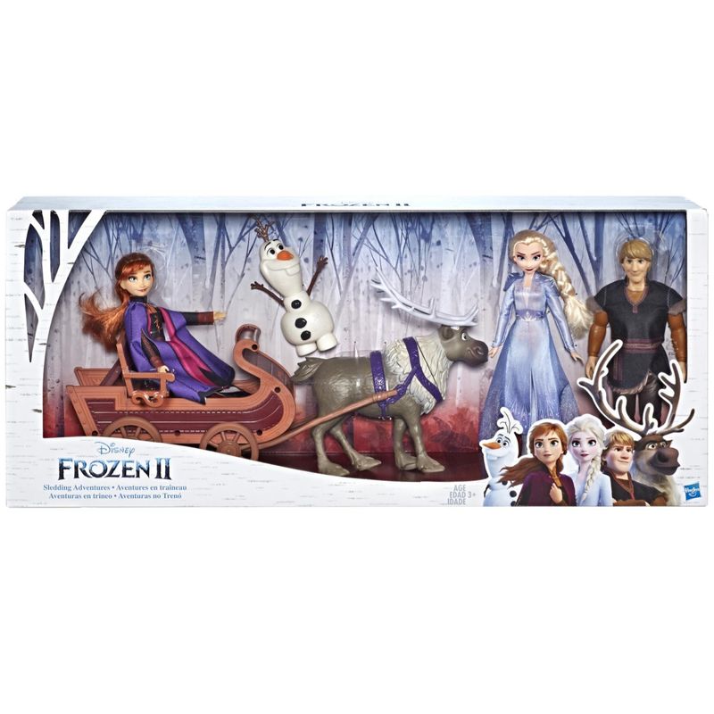 GENERICO - Juguete Aventuras Frozen II Con Trineo Y Personajes