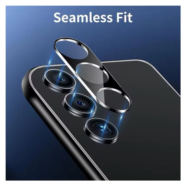 GENERICO - Lámina De Vidrio Para Camara Samsung A24 - Negro