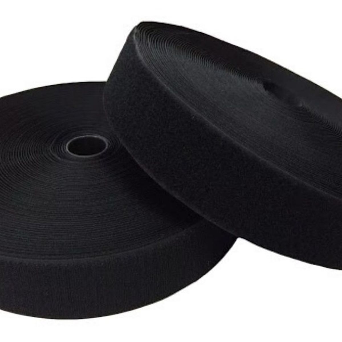 GENERICO - velcro de 50mm por rollo 25 metros negro