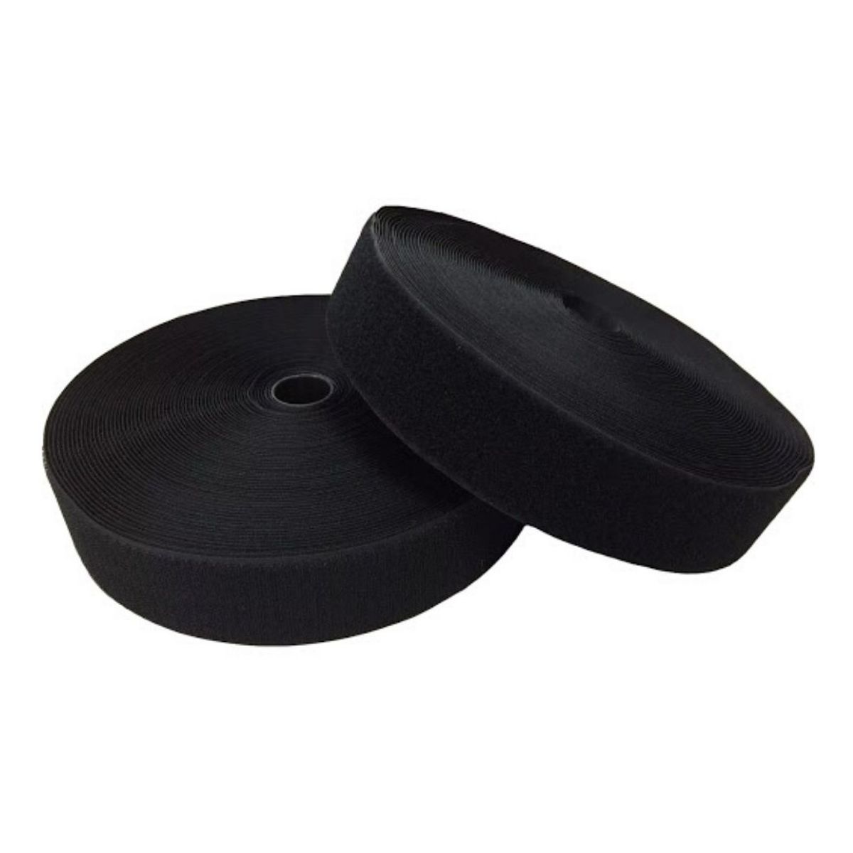 GENERICO - velcro de 50mm por rollo 25 metros negro