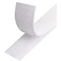 GENERICO - Velcro de 25mm autoadhesivo en ambas caras BLANCO X 25metros