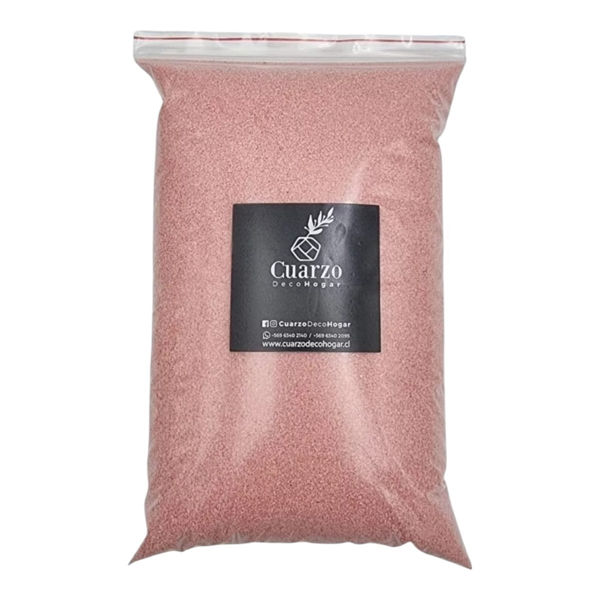 GENERICO - Arena de Cuarzo Color  Palo Rosa. 1 kg