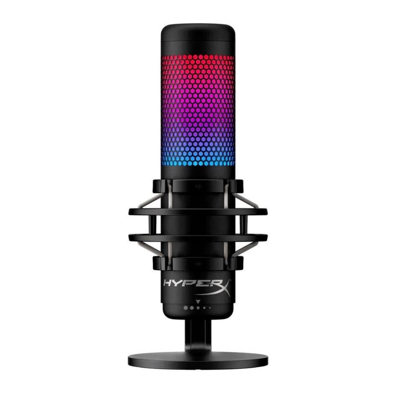 HYPERX - Micrófono HyperX QuadCast condensador multipatrón RGB