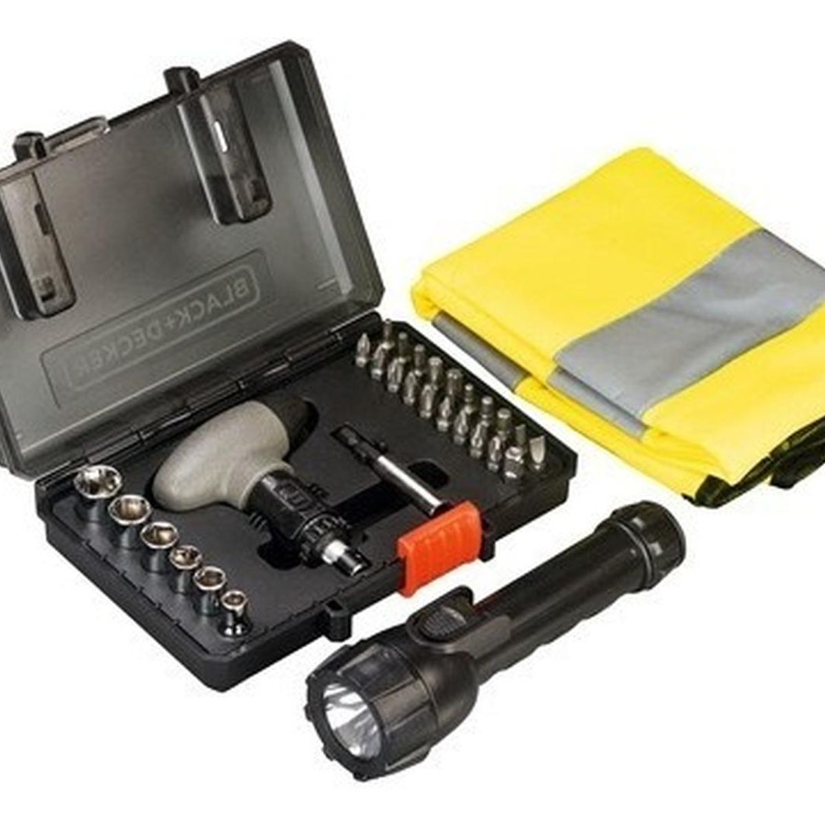BLACK+DECKER - Set Atornillar 30 Pzs Con Linterna Led Black+decker A7224-xj
