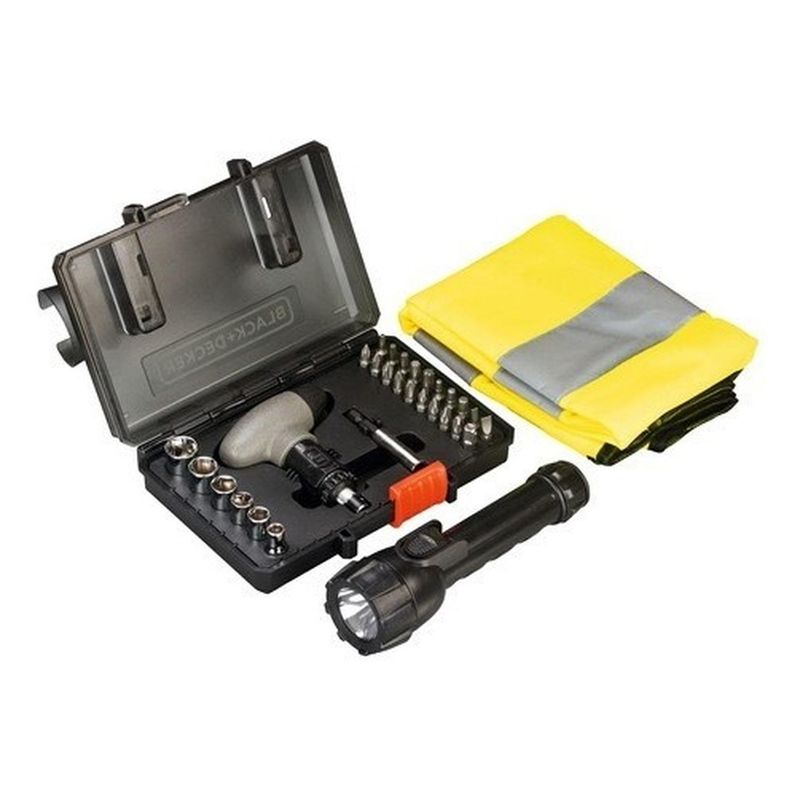 BLACK+DECKER - Set Atornillar 30 Pzs Con Linterna Led Black+decker A7224-xj