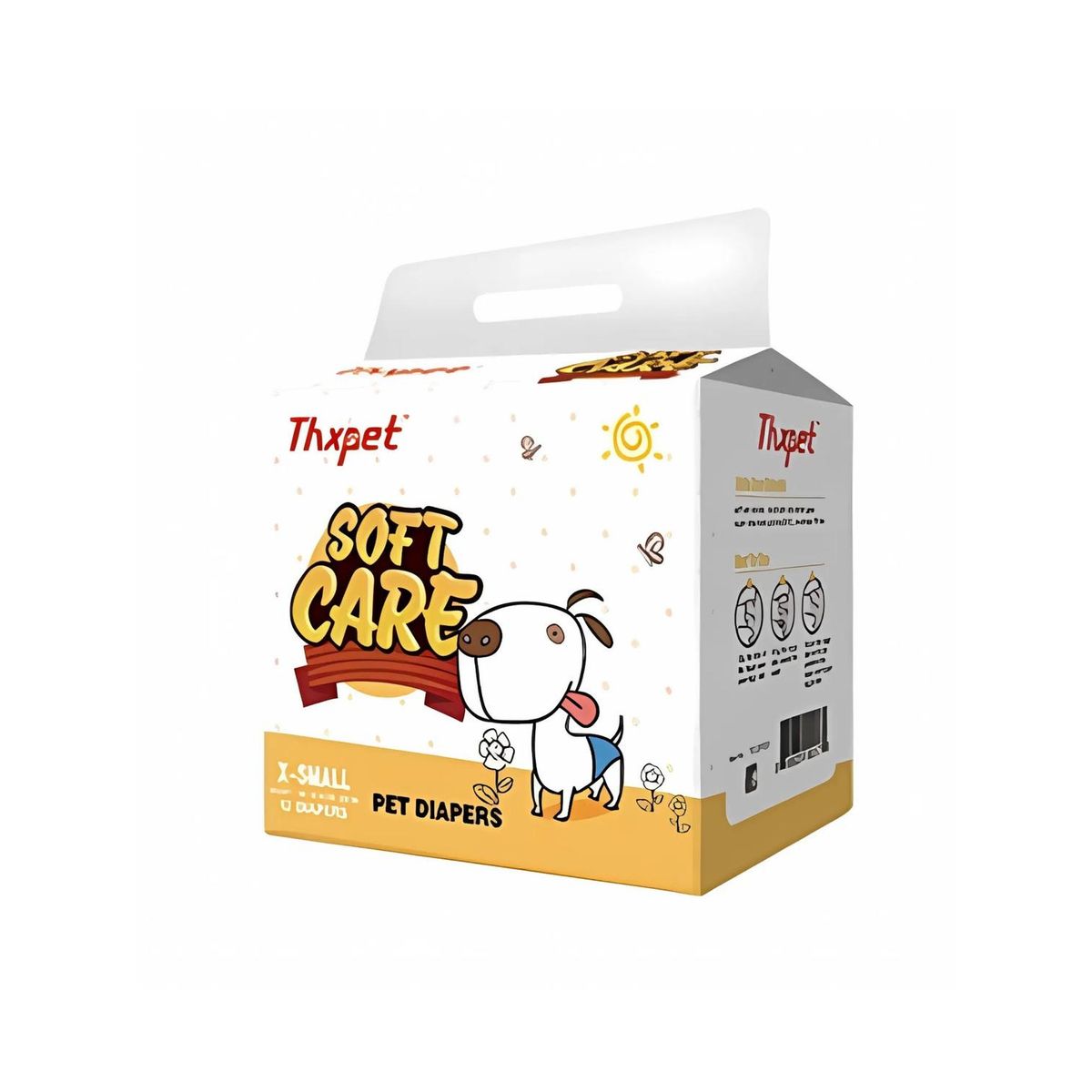 GENERICO - Pañales Para Peros Cachorros Pequeños Talla Xs 2 a 4 Kg -12Un