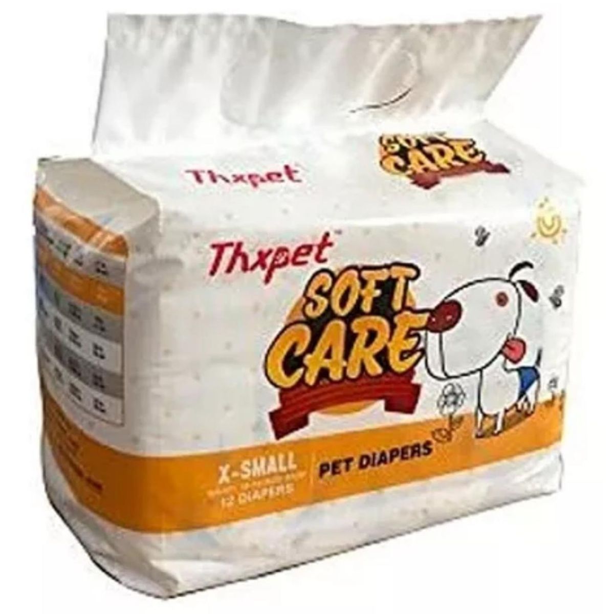 GENERICO - Pañales Para Peros Cachorros Pequeños Talla Xs 2 a 4 Kg -12Un