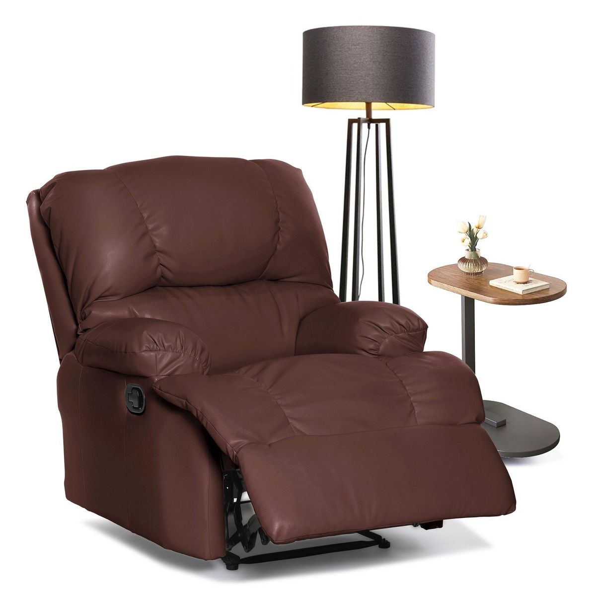 LATAM HOME - Bergere Perugia 1 Cuerpo PU Chocolate