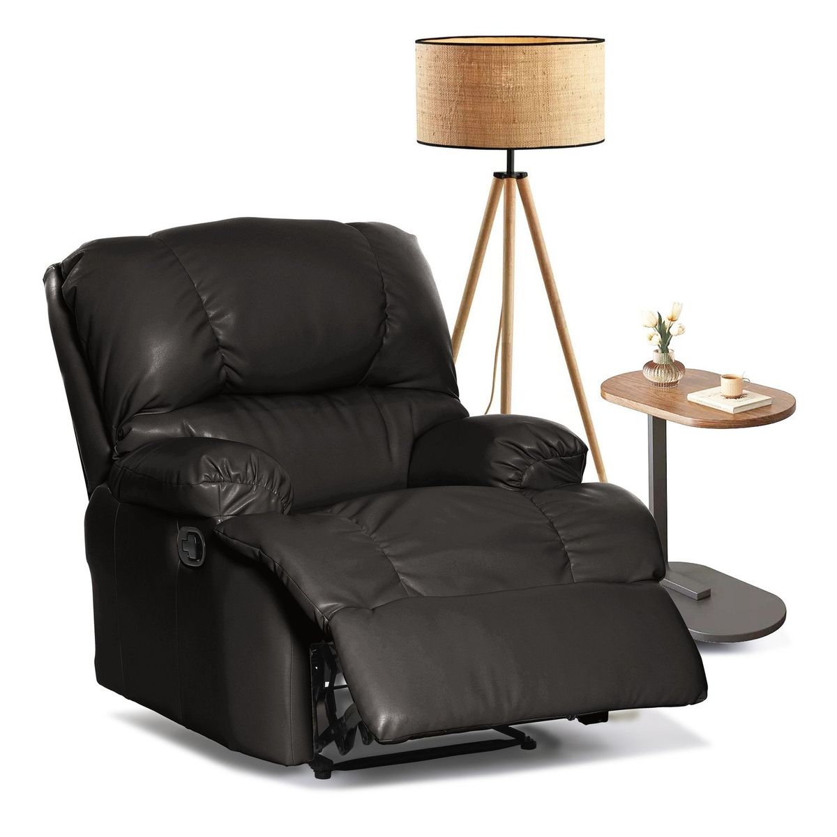 LATAM HOME - Bergere Perugia 1 Cuerpo PU Negro