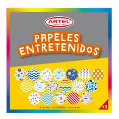 GENERICO - Papeles Entretenidos 18 Diseños Artel
