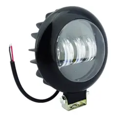 GENERICO - 2x Neblinero LED 3 LED NEW XB 30W Redondo 12/24 Volt