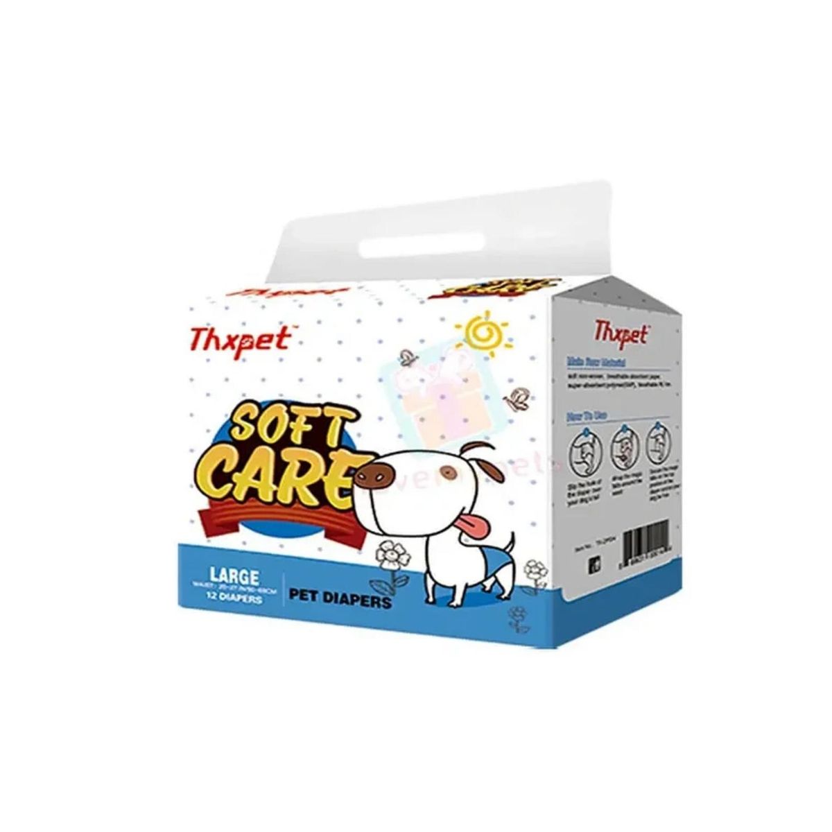 GENERICO - Pañales Perros Grandes Bull Terrier o Basset hound 16 a 25 Kg