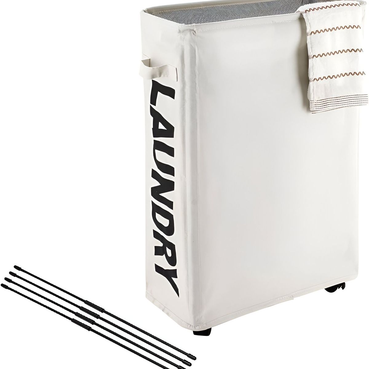 GENERICO - CESTO DE ROPA SUCIA PLEGABLE BEIGE