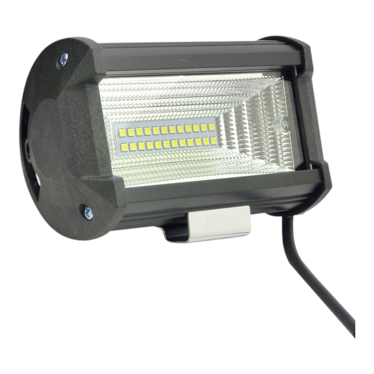 GENERICO - 2x Neblinero 24 LED 48W 12/24V Fondo Cromado