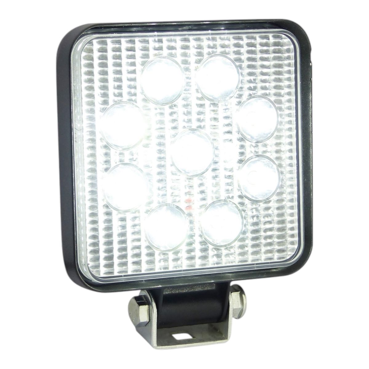 GENERICO - 2x Neblinero 9 LED 27W 12/24V Cuadrado Slim