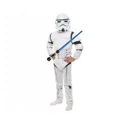 TODODISFRACESCHILE - Disfraz Storm Trooper Músculos y Sable Luz Talla 4 a 6 años