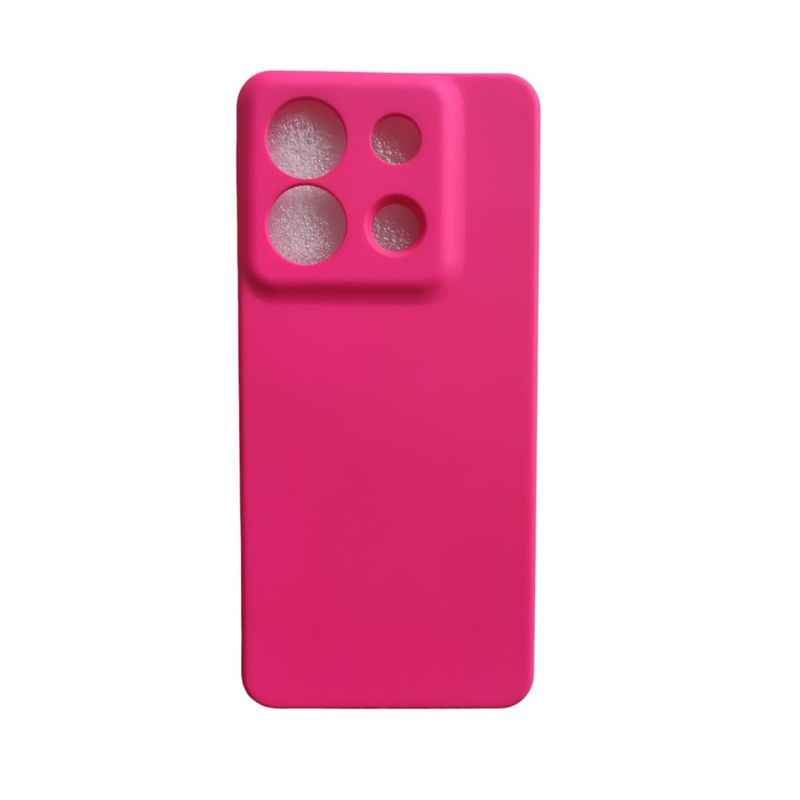 GENERICO - Carcasa Silicona Colores para Xiaomi Redmi Note 13 4g - Fucsia