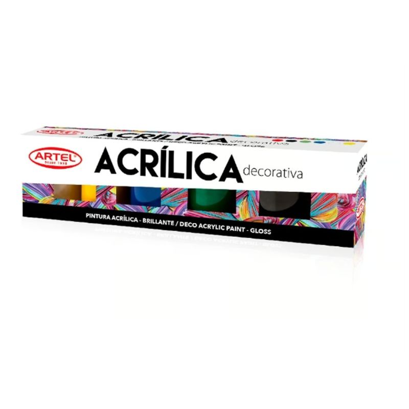 GENERICO - Pintura Acrilica Decorativa Brillante Artel