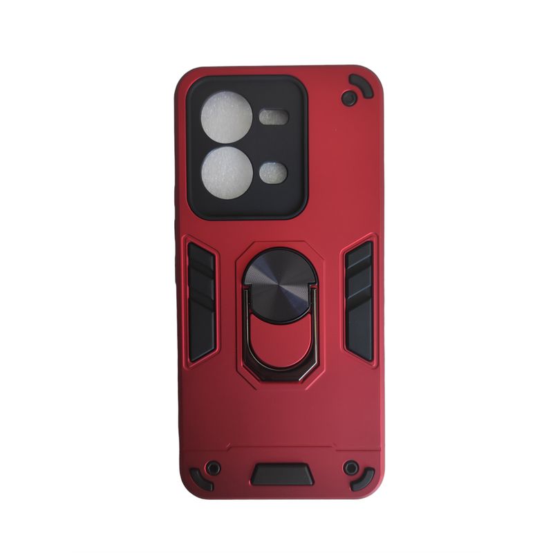 GENERICO - Carcasa Reforzada Compatible Vivo V25 5g - Rojo