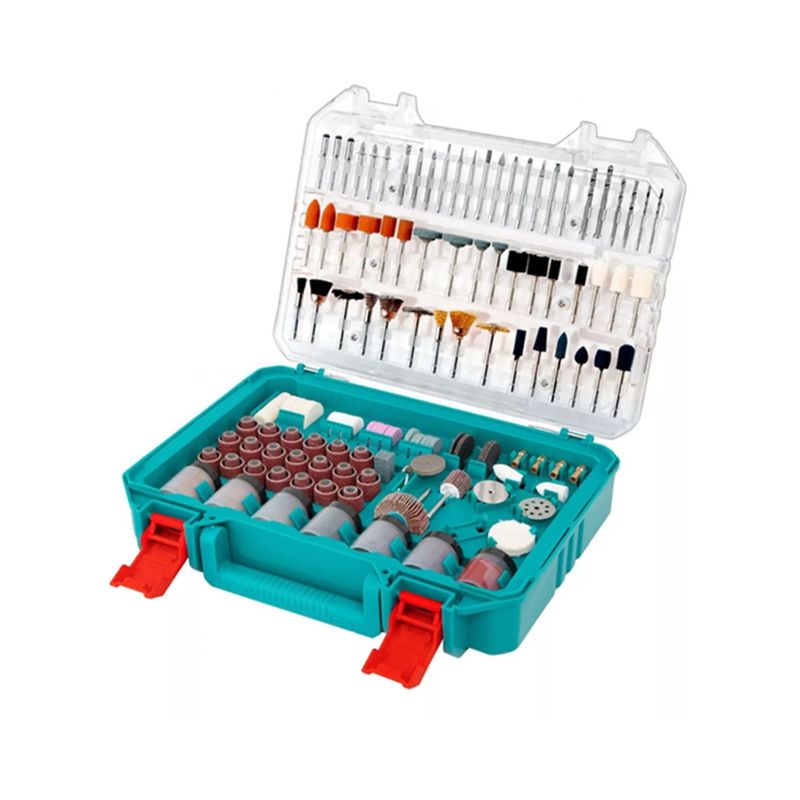 TOTAL - Set Juego De Acc Para Minitorno Tipo Dremel 420 Pcs Total