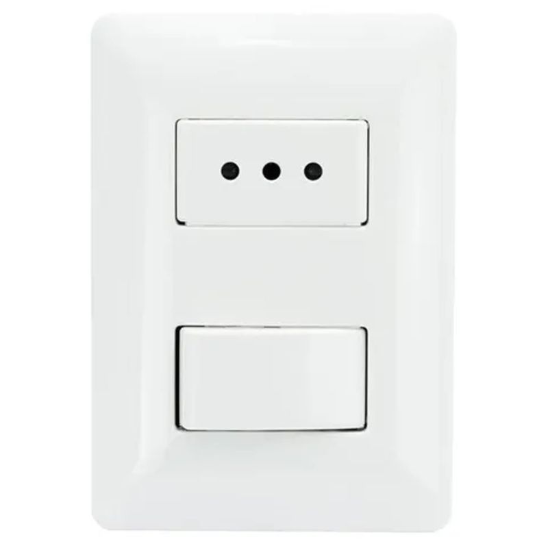 PHILCO - Interruptor Para Muro Combinado 250V 10A Blanco 78562