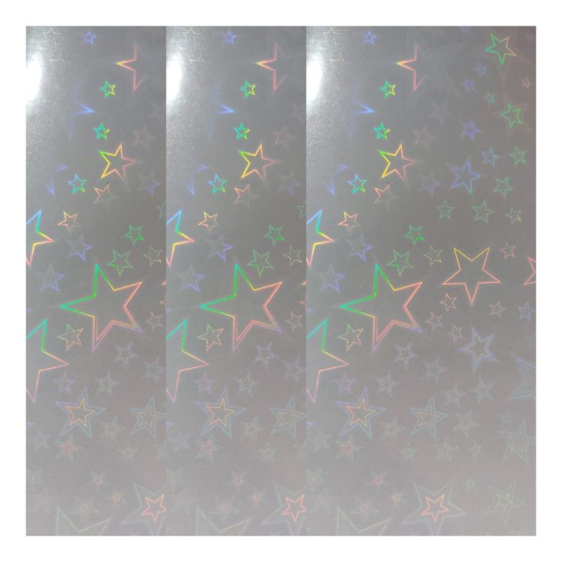 GENERICO - Laminado En Frío Holografico A4 Pack 18 Láminas