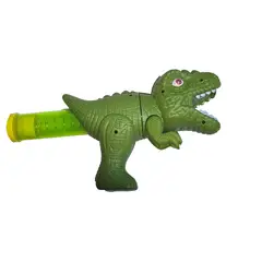 GENERICO - Dinopistola de aire a presión+9 pelotas dinosaurio Verde