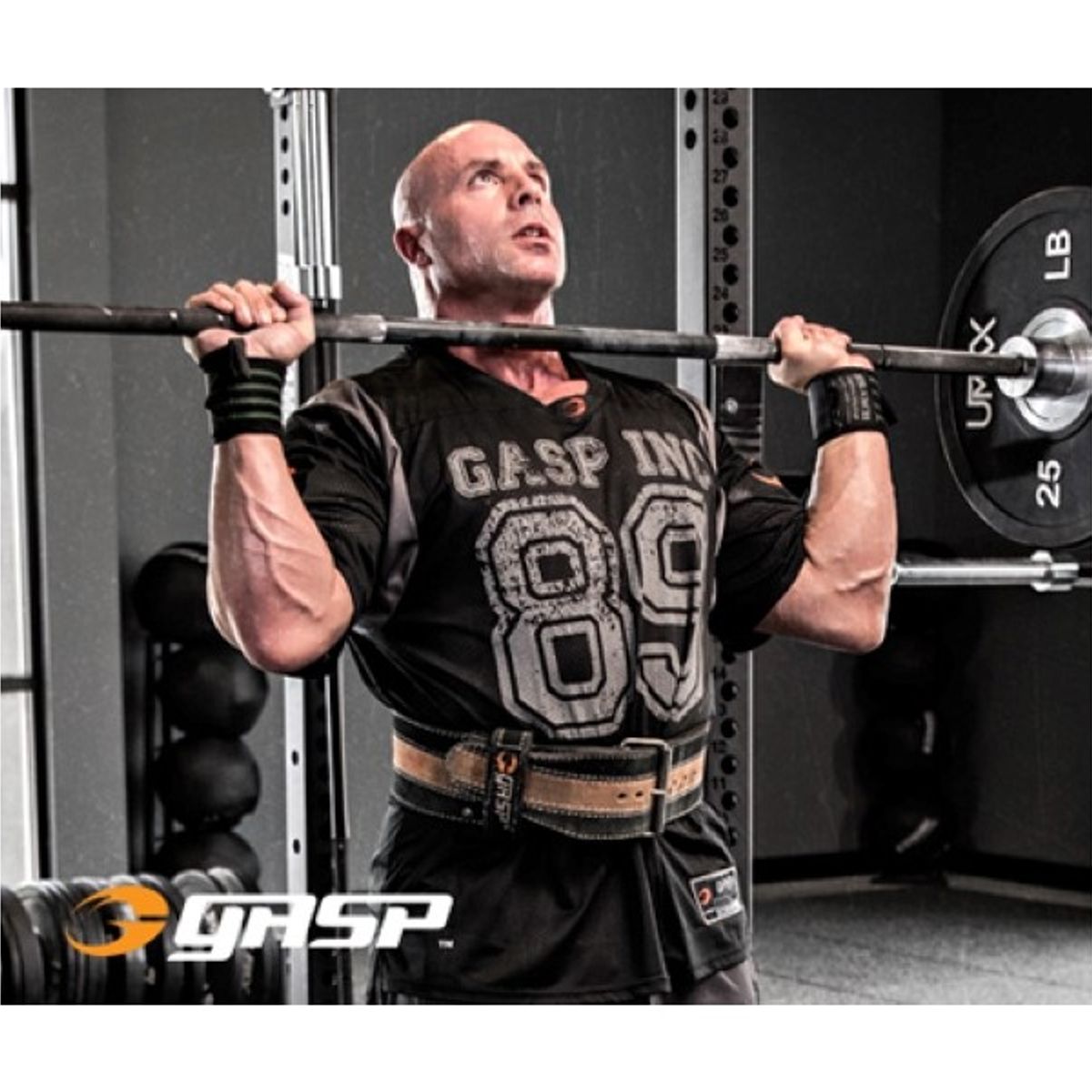 GENERICO - Cinturon De Pesas Para Gimnasio Gasp Power Belt Cuero Xl