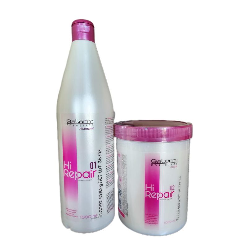 SALERM - Shampoo Y Mascarilla Hi Repair Salerm Formato Xl 1000ml