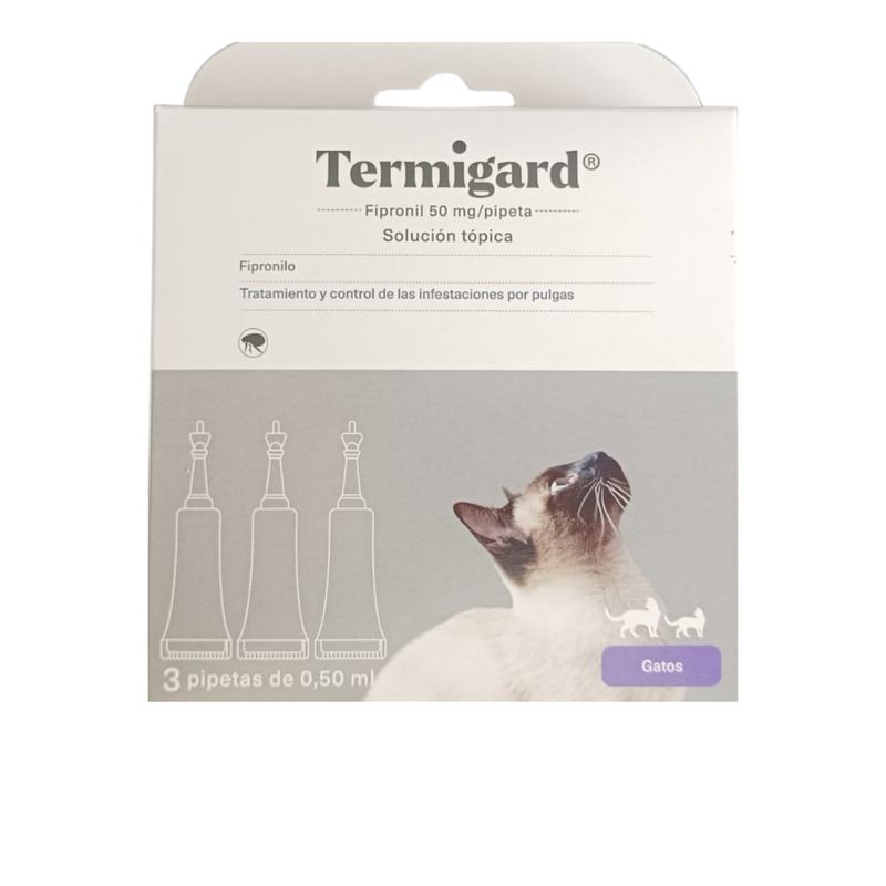 GENERICO - 3 Pipetas antipulgas Termigard para gatos