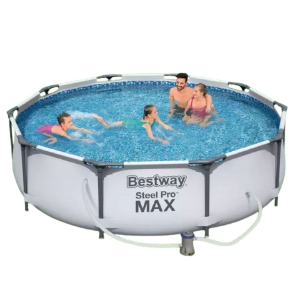 BESTWAY - Piscina Estructural Redonda Grande 305x76 + Bomba Filtro