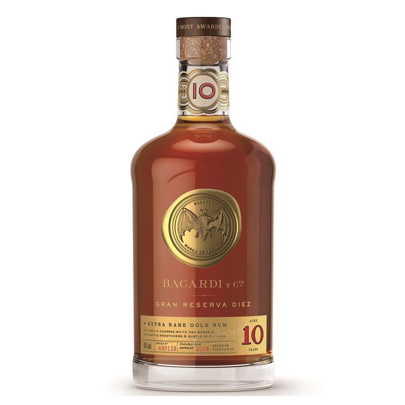 BACARDI - Ron Bacardí Gran Reserva 10 Años 40° 750cc