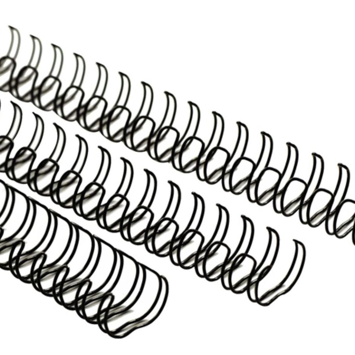 GENERICO - Anillo Metalico Doble Cero 3:1 14.3mm (9/16) 10 Unid. - Negro