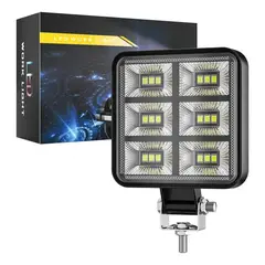 ROZENBERG SPA - Luces Foco Neblinero Led 54w 4x4 Auto Moto Camion Cuadrado