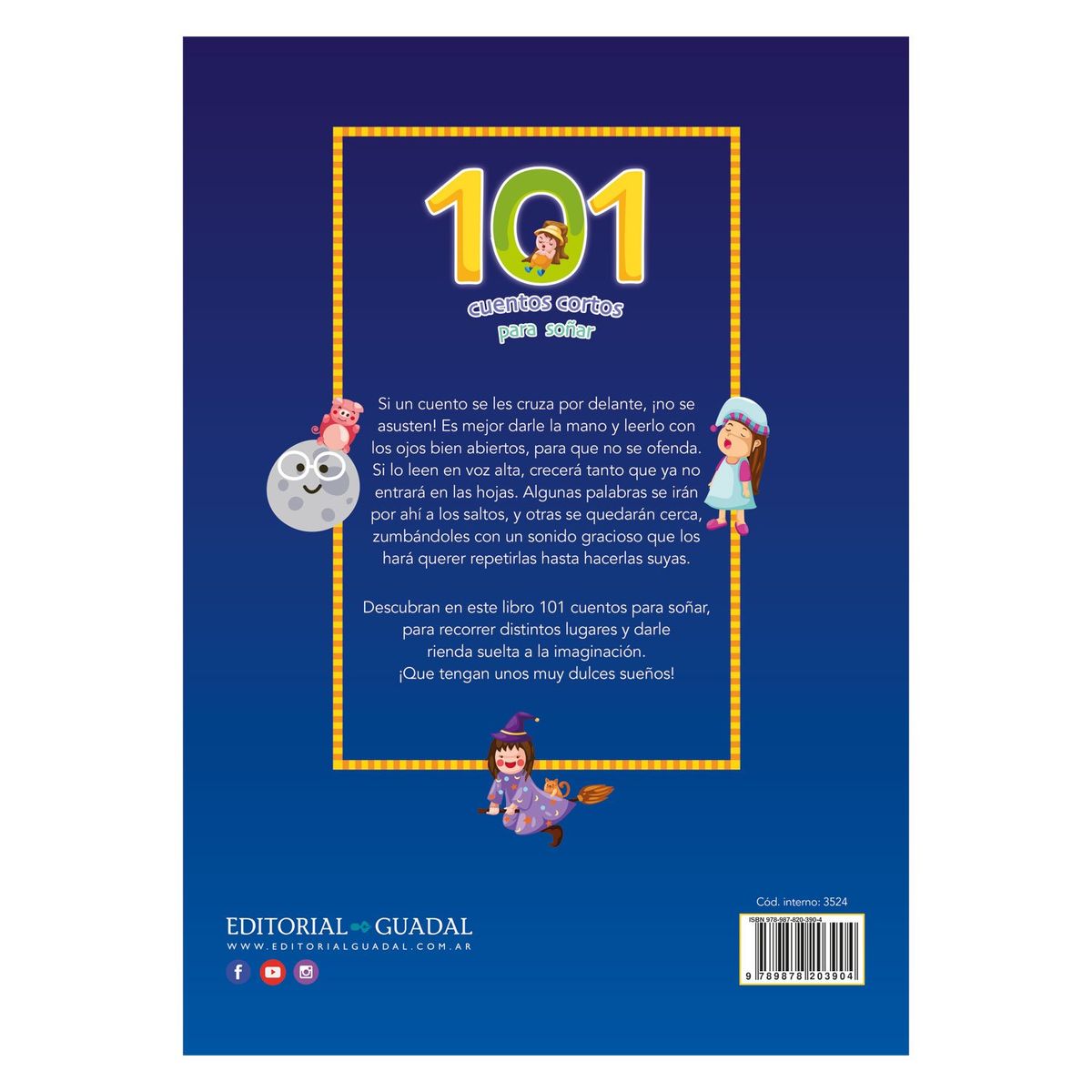 EDITORIAL GUADAL - Libro 101 Cuentos Cortos Para Soñar