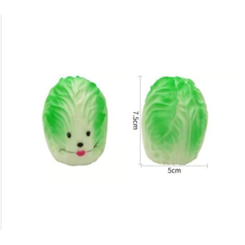 GENERICO - Juguete Para Perros Color Verde Diseño Lechuga 7x5cm