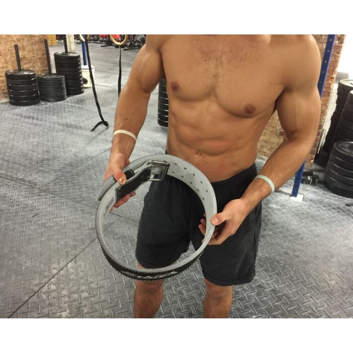 GENERICO - Cinturon De Pesas Para Gimnasio Schiek Power Belt 6010 L