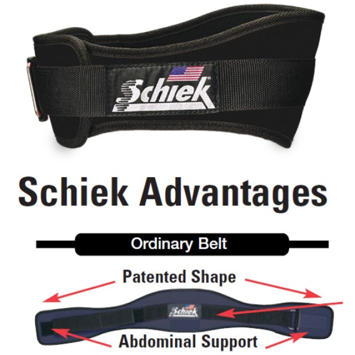GENERICO - Cinturon De Pesas Para Gimnasio Schiek Triple Patent 2006 XL